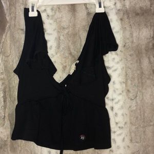 Brand new black low cut shirt!